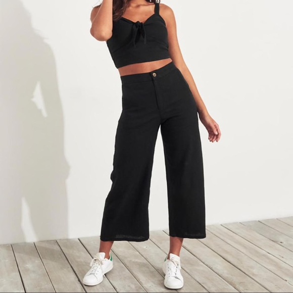 Hollister Pants - Hollister High Rise Linen Pants XS